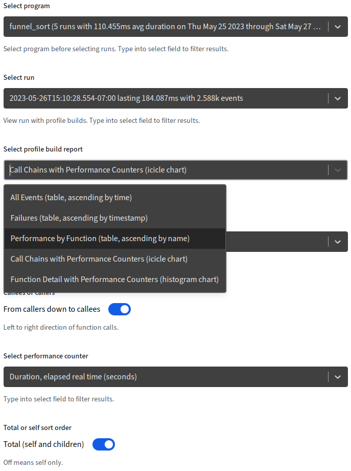 account information